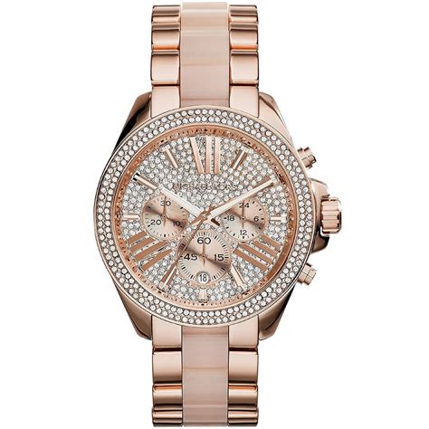 michael kors horloge mk6096|Wren Pavé Acetate and Rose Gold.